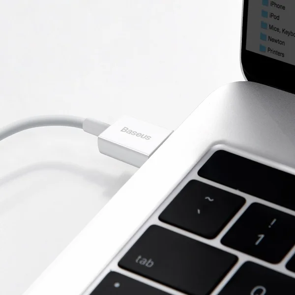 Baseus Superior USB-A/Lightning napájecí kabel 1m bílý - Kabely a redukce - Obrázek 286E300401