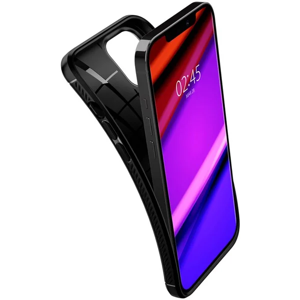 Spigen Rugged Armor kryt iPhone 12 / 12 Pro černý - Pouzdra - Obrázek 28B3200401