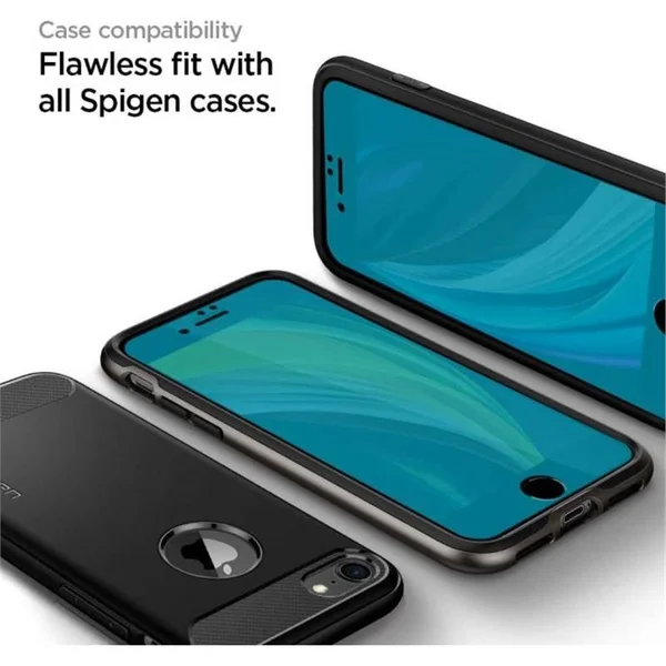 Spigen 3D tvrzené sklo Align FC Apple iPhone SE/8/7 černé - Ochranné folie a skla - Obrázek 28CP300301