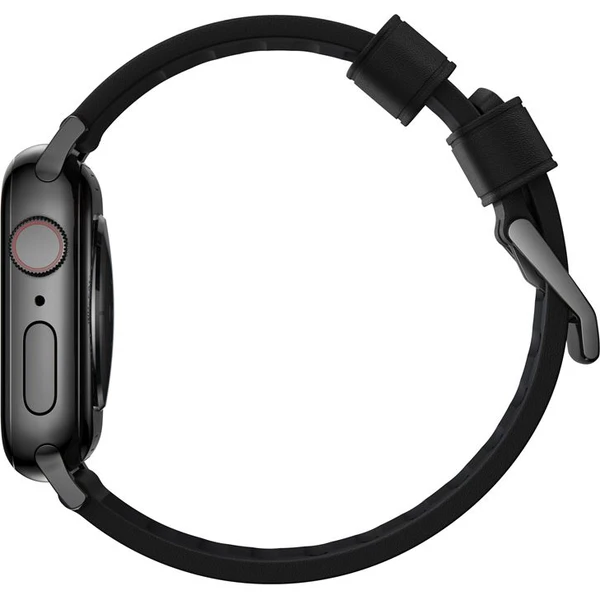 Nomad Active Strap Pro hydrofobní kožený řemínek Apple Watch 49/45/44/42mm černý/černý - Řemínky - Obrázek 28G1000K01