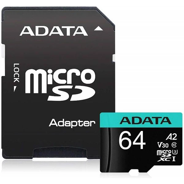 ADATA Premier Pro microSDXC 64GB + SD adaptér - Paměťové karty - Obrázek 28KVF00101