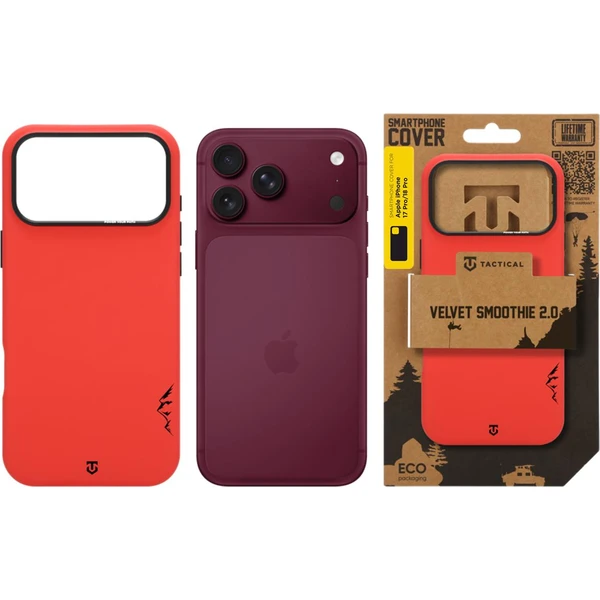 Tactical MagForce Velvet Smoothie 2.0 MagSafe kryt Apple iPhone 17 Pro/18 Pro Chilli - Pouzdra - Obrázek 28d3f4ec0e074066ba898580c4f2bdf9