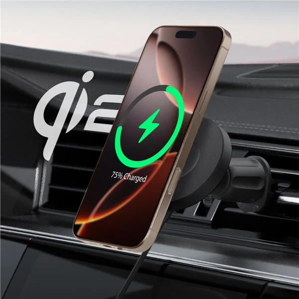 Spigen OneTap Pro 4 Airvent Hook Qi2 MagSafe držák do mřížky ventilace s nabíjením černý - Držáky - Obrázek 28f965eb77944966b0097ad980a56689