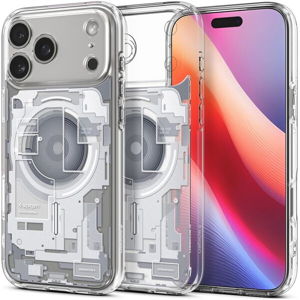 Spigen Ultra Hybrid MagSafe kryt iPhone 17 Pro Max zero one white