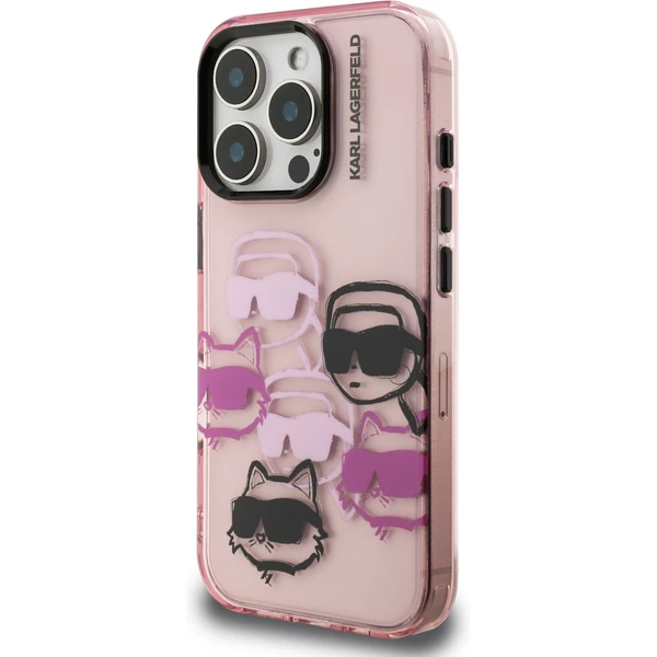 Karl Lagerfeld IML Multi K&CH Heads kryt iPhone 16 Pro Max růžový - Pouzdra - Obrázek 28ff6121651c40b6b9a7ee8746445c3e