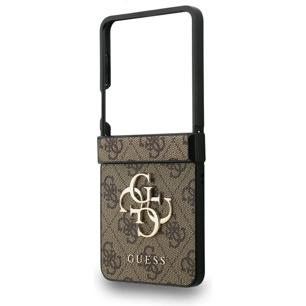Guess PU 4G Metal Logo kryt Samsung Galaxy Z Flip 7 hnědý - Pouzdra - Obrázek 291295a0e98245e6b06dc46c5229a1f8