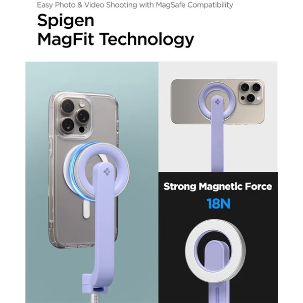 Spigen MagSafe Tripod Selfie Stick fialová - Držáky - Obrázek 292ae41dc91c4ffb862e843e922eeb52
