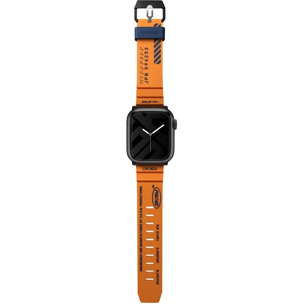 SKINARMA Shokku řemínek Apple Watch 42/44/45mm oranžový - Řemínky - Obrázek 292d2a22d19b4217adbffd68d3d27b86