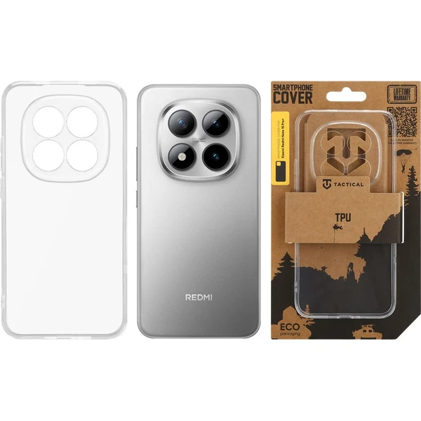 Tactical TPU kryt Xiaomi Redmi Note 15 Pro+ 4G/5G čirý - Pouzdra - Obrázek 293452df36e244e8a018fac1e1db6dd4