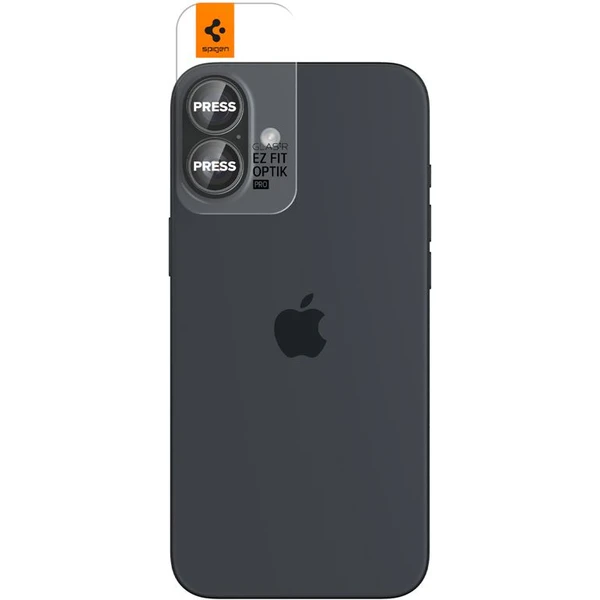 Spigen Glass tR EZ Fit Optik Pro sada skel iPhone 17/16/16 Plus čirá (2-pack) - Ochranné folie a skla - Obrázek 29363b014bab454ca31aa3ce33ece0d8