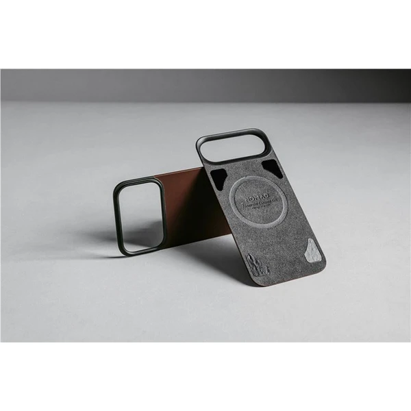 Nomad Magnetic Leather Back (Horween) Magsafe kožený kryt iPhone 17 Pro Max Rustic Brown - Pouzdra - Obrázek 2954da33efe04fb7bf509a3dcb9ebd48