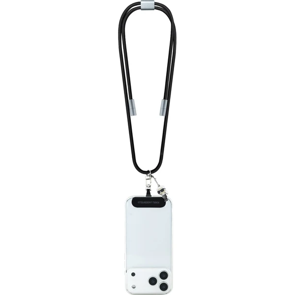 Karl Lagerfeld Ikonik Charm popruh s integrovaným nabíjecím kabelem USB-C/USB-C černý - Popruhy a crossbody - Obrázek 29589f955e484d3ebc000a9307432bf2