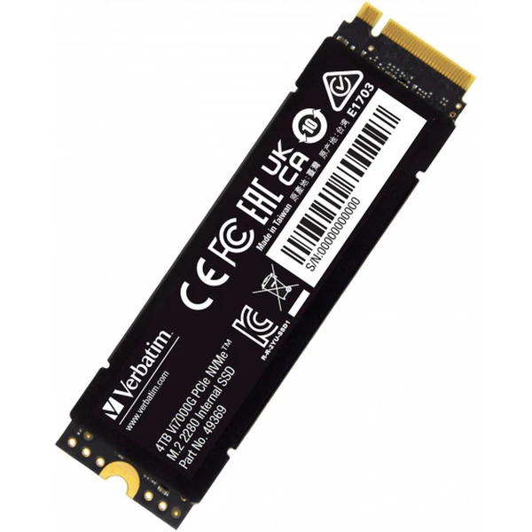 VERBATIM SSD Vi7000G Internal PCIe NVMe M.2 SSD 4TB - SSD disky - Obrázek 2963000O01
