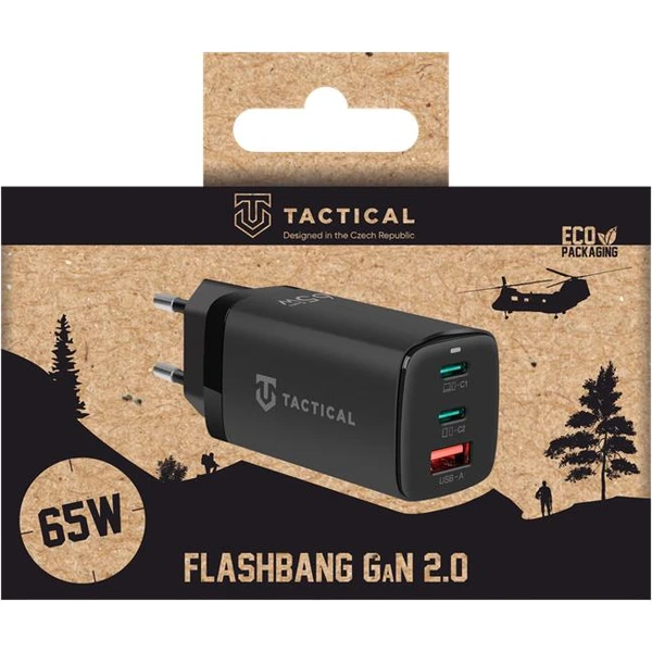 Tactical FlashBang 2.0 GaN 65W nabíječka černá - Nabíječky - Obrázek 2969f086e0fe4e6b8764d0610d41b258