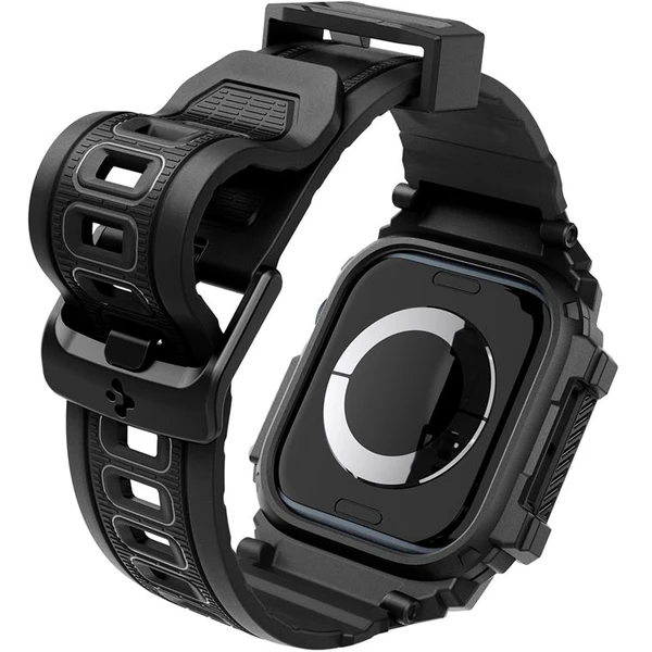 Spigen Rugged Armor Pro řemínek s pouzdrem Apple Watch 10/11 (42mm) matně černý - Řemínky - Obrázek 298ae30019134b98b57908ca8473afc8