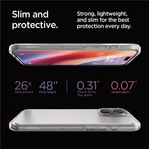 Spigen Ultra Hybrid kryt iPhone 16 Pro Max frost clear - Pouzdra - Obrázek 299ae1363957409f96c104d7107b893f