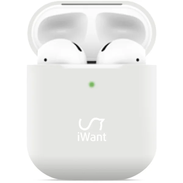 iWant AirPods 2. generace ultra-tenké pouzdro bílé - Pouzdra - Hlavní obrázek