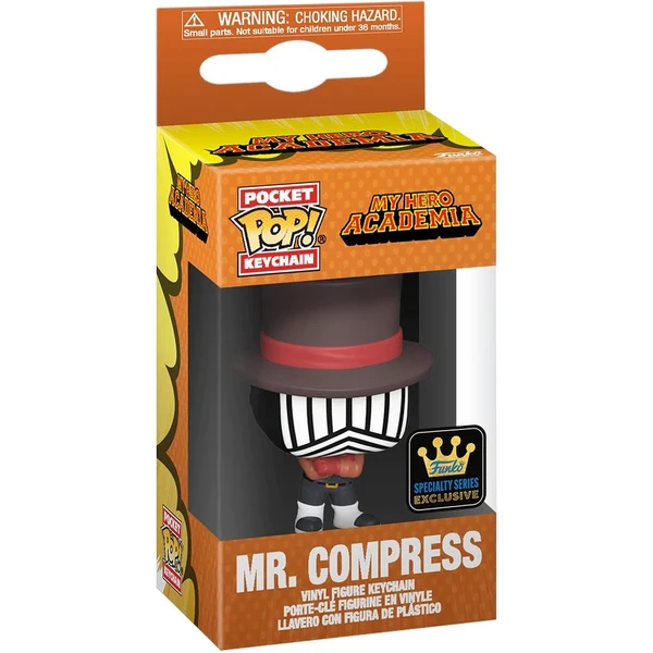 Funko POP! Keychain: MHA - Mr. Compress (Hideout) - Klíčenky - Obrázek 29G8G00101