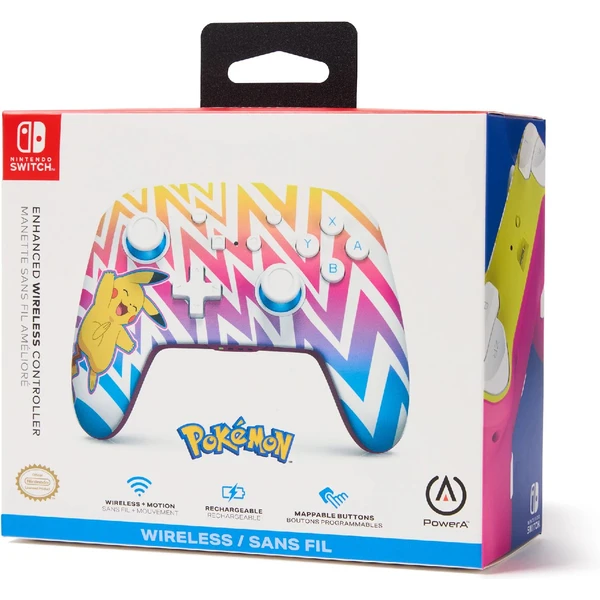 PowerA Enhanced bezdrátový herní ovladač pro Nintendo Switch (OLED, Switch, Lite) Pikachu Vibrant - Herní ovladače - Obrázek 29J5000P01
