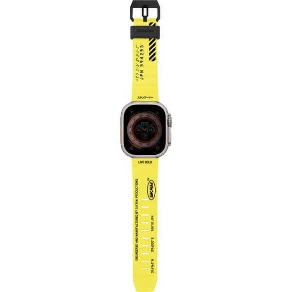 SKINARMA Shokku řemínek Apple Watch 49/45/44/42 mm žlutý