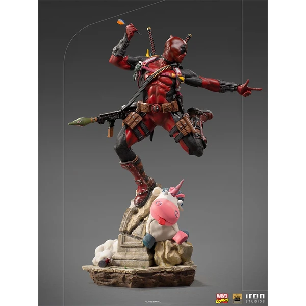 Soška Iron Studios - Deadpool Deluxe BDS Art Scale 1/10 - Marvel Comics - Sochy a sošky - Obrázek 29PJ100201