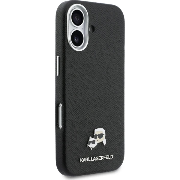 Karl Lagerfeld PU Karl and Choupette Heads Pins MagSafe kryt iPhone 17 černý - Pouzdra - Obrázek 29c05b4ecc5d4ff1acc9e65fe5413475