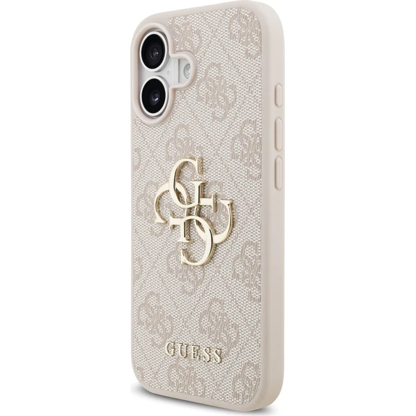 Guess PU 4G Metal Logo kryt iPhone 17 růžový - Pouzdra - Obrázek 29cac288022d42088b1a7371d1c8d7d7