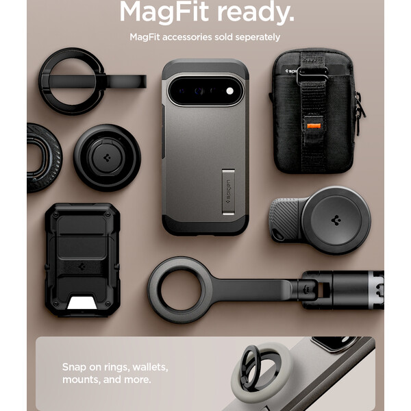 Spigen Tough Armor MagSafe kryt Google Pixel 11 Pro gunmetal - Pouzdra - Obrázek 29d7d035d14f4bfa96d444a15beaf815