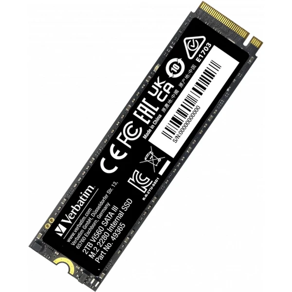 VERBATIM SSD Vi560 S3 M.2 2TB SATA III - SSD disky - Obrázek 2A63000O01