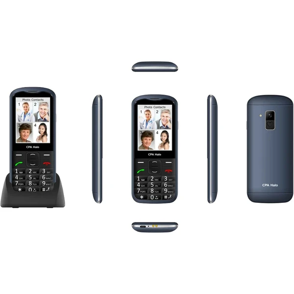 CPA Halo 28 Senior modrý s nabíjecím stojánkem - Mobilní telefony - Obrázek 2AH6000K01