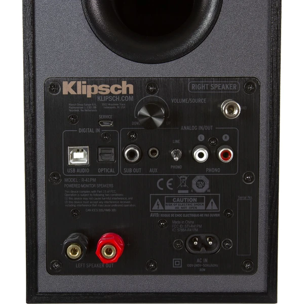 Klipsch R-41PM aktivní stereo reproduktory černé - Reproduktory - Obrázek 2AJG000K01