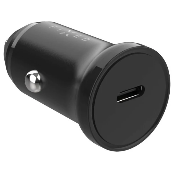 FIXED autonabíječka s USB-C výstupem a podporou PD, 30W černá - Nabíječky - Obrázek 2AO2000P01