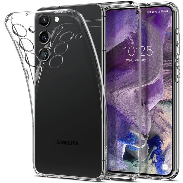 Spigen Liquid Crystal kryt Samsung Galaxy S23 čirý