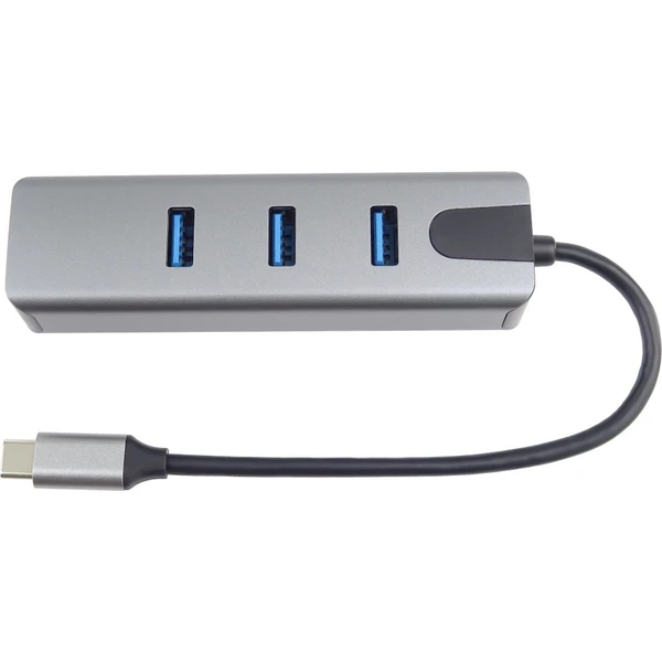PremiumCord 4v1 USB-C Hub antracitový - USB huby - Obrázek 2B8L000K01