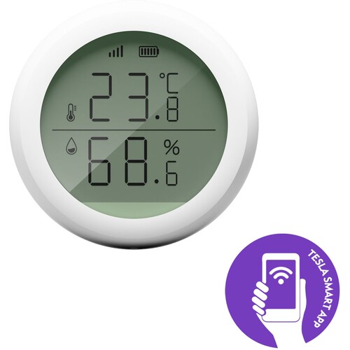 TESLA Smart Sensor Temperature and Humidity Display