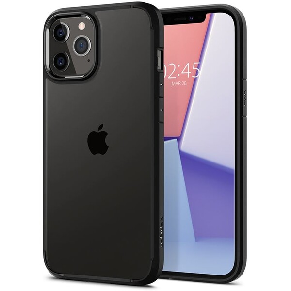 Spigen Ultra Hybrid kryt iPhone 12 / 12 Pro černý