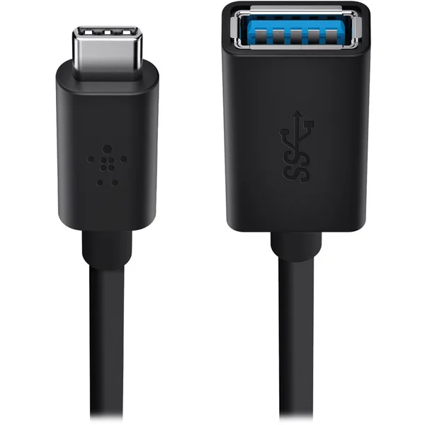 Belkin USB-C/USB-A redukce 0,15m černá - Kabely a redukce - Obrázek 2BHE000101