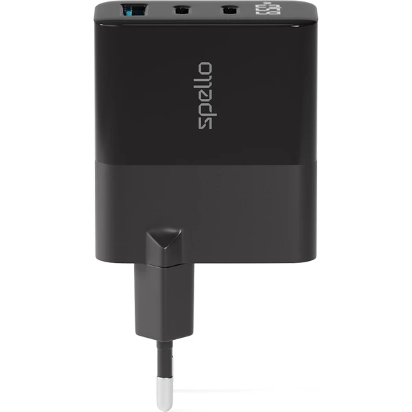 Spello ForceBoost Display GaN 65W nabíjecí adaptér černý - Nabíječky - Obrázek 2BIE000O01
