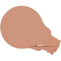 Rocada Skin Shape Idea 6460-3012 magnetická tabule červenobéžová RAL 3012 - Magnetické tabule