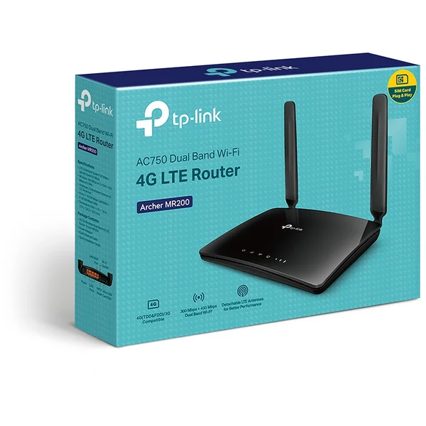 TP-Link Archer MR200 Wi-Fi 5 router černý - Routery - Obrázek 2CQFF00101