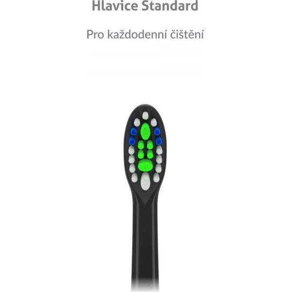 TrueLife SonicBrush Compact Heads Black Standard 8 Pack - Zubní kartáčky - Obrázek 2CTG300401