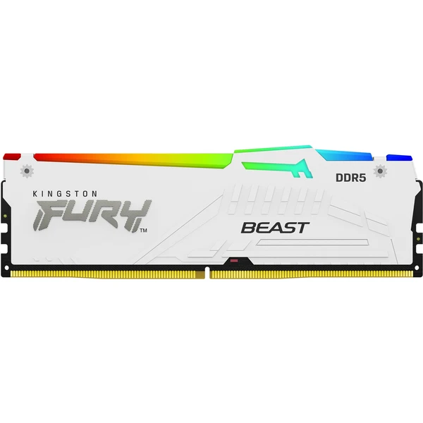 Kingston FURY Beast White RGB DDR5 32GB 5600MT/s CL36 DIMM (2x16GB) EXPO/XMP - Operační paměti - Obrázek 2CXN100501