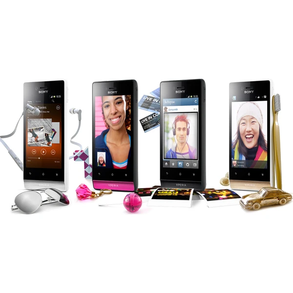 Sony Xperia Miro (ST23i) bílá/zlatá - Mobilní telefony - Obrázek 2DY0000101