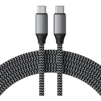 Satechi USB-C/USB-C napájecí kabel 100W 2m vesmírně šedý - Kabely a redukce