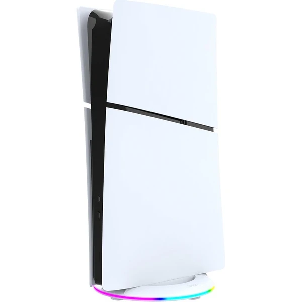 iPega P5S025S Vertikální Stojan s RGB pro PS5 Slim/PS5 Pro bílý - Stojánky - Obrázek 2EX3000P01