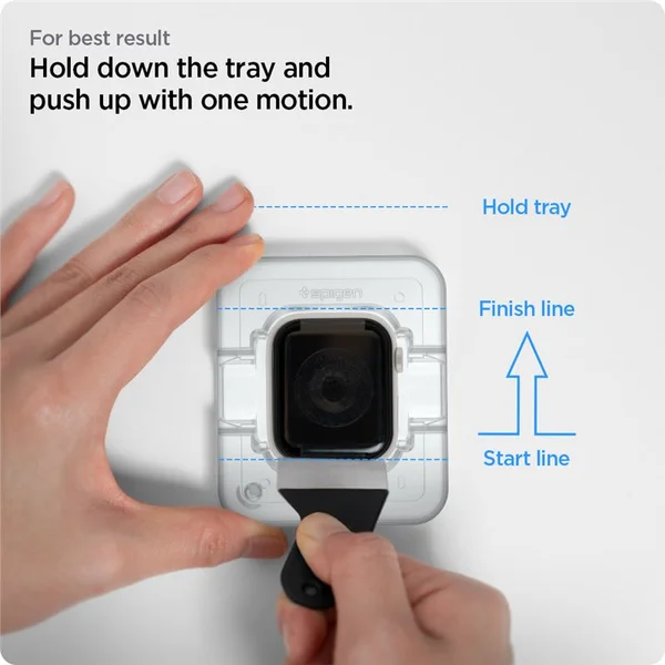 Spigen ProFlex EZ Fit 2 Pack sklo Apple Watch 9/8/7 (45mm) - Ochranné folie a skla - Obrázek 2F3W600301