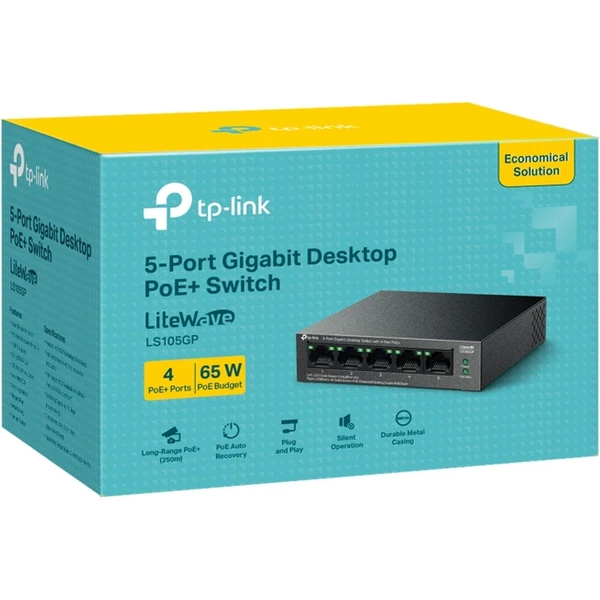 TP-Link LS105GP gigabitový switch - Switche - Obrázek 2F61000N01