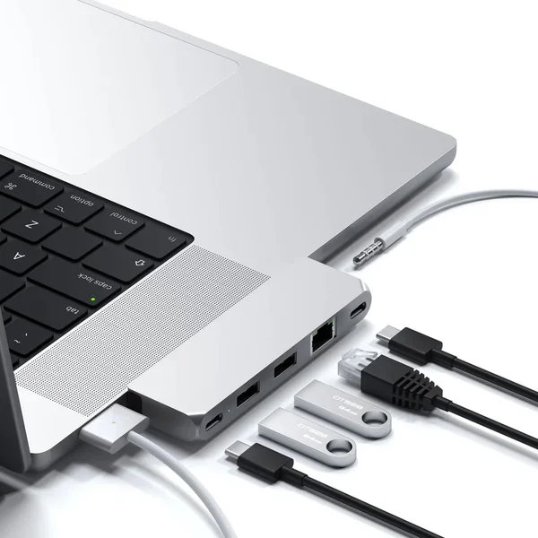 Satechi Aluminium Pro Hub Mini stříbrný - USB huby - Obrázek 2FK2700301