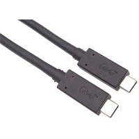 PremiumCord USB4 40Gbps 8K@60Hz 100W Thunderbolt 3 kabel 1m černý - Kabely a redukce
