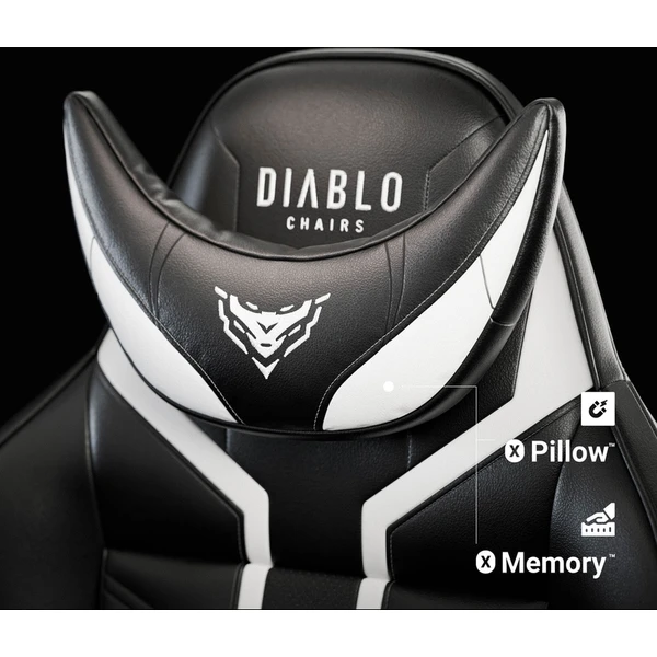 Diablo X-Ray 2.0 Small herní židle černo-bílá - Židle - Obrázek 2GCG000K01